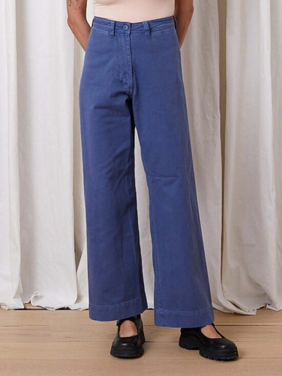Ali Golden Pants - Ali Golden Sailor Pant - Faded Indigo